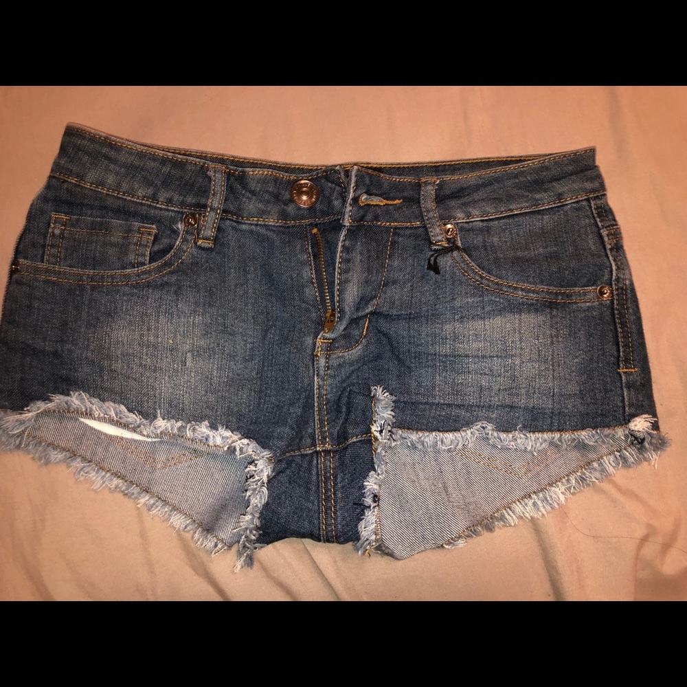 Denim shorts